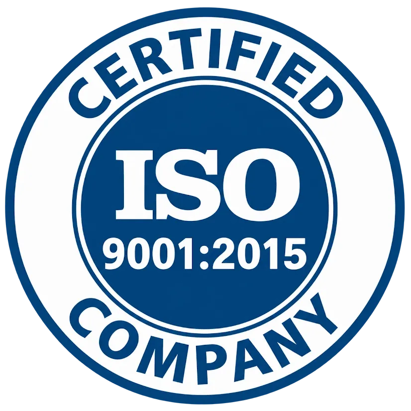 ISO 9001:2015 Certified Company