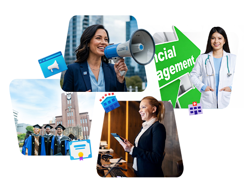 Financial services for various industries including Advertising, Health, and Construction